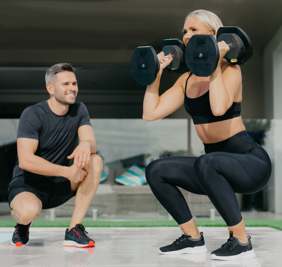 Гантели наборные First Degree Fitness MX Select MX-85, вес 5.6-38.6 кг, 2 шт без стойки